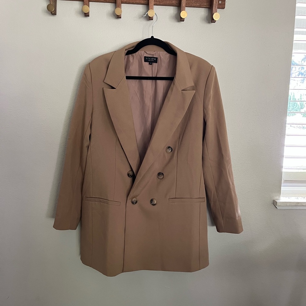 Oversized Camel Blazer